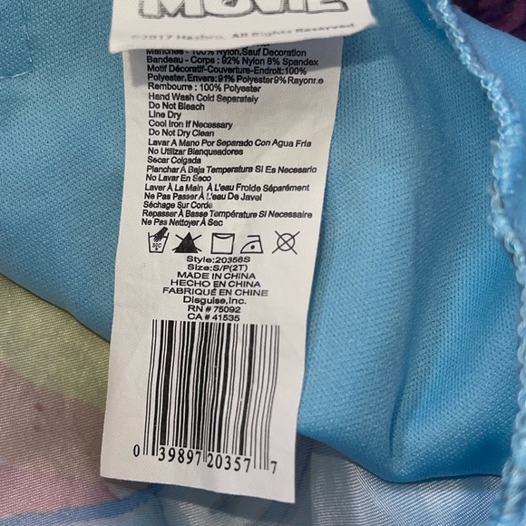 My Little Pony MLP Rainbow Dash Costume Dress w/ Matching Headband, 2T - Picture 9 of 11